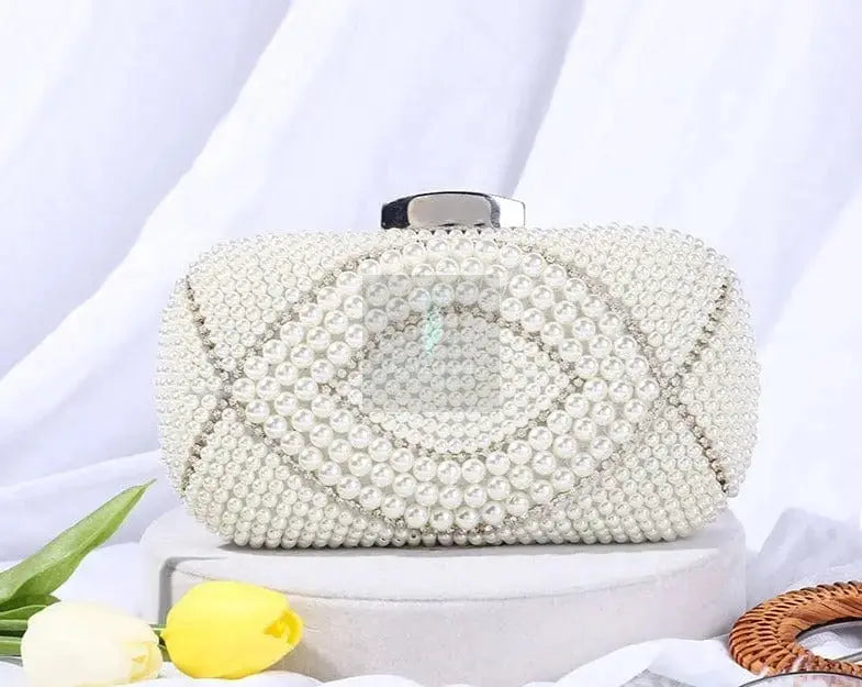 Pearl Beaded Clutch - Uniquely You Online