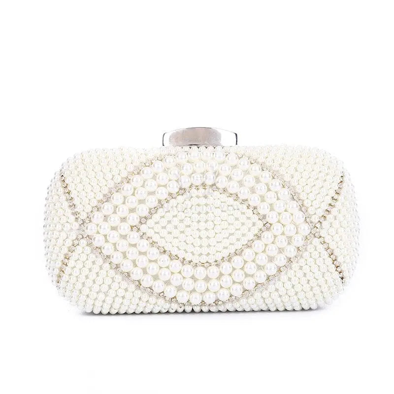 Pearl Beaded Clutch - Uniquely You Online