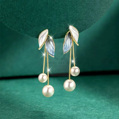 Pearl Butterfly 2-in-1 Earrings