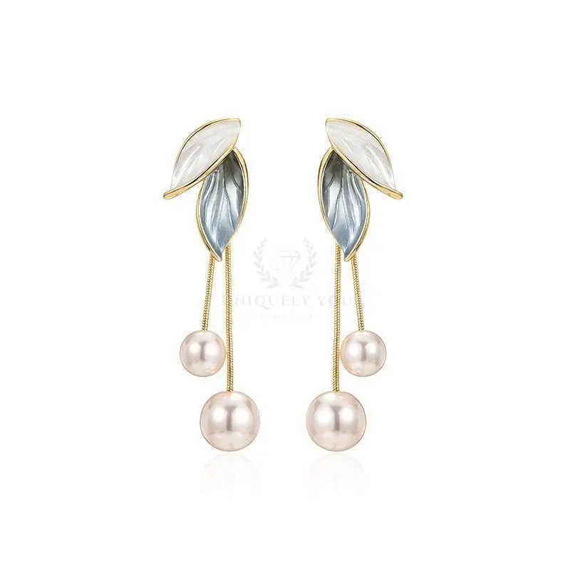 Pearl Butterfly 2-in-1 Earrings