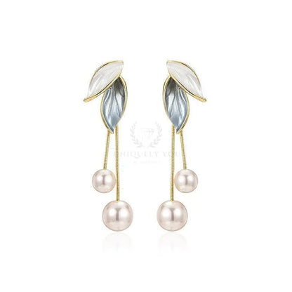 Pearl Butterfly 2-in-1 Earrings