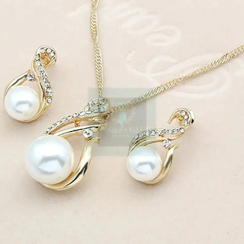 Pearl Knot Jewelry Set - Uniquely You Online