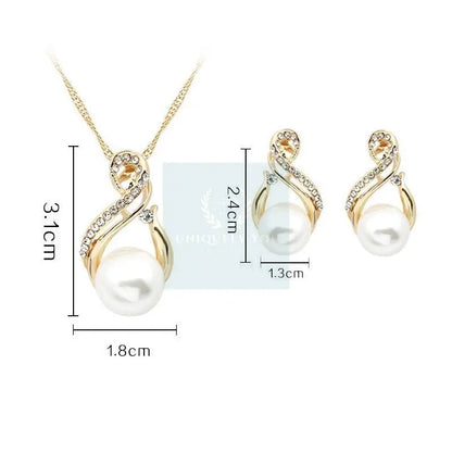 Pearl Knot Jewelry Set - Uniquely You Online