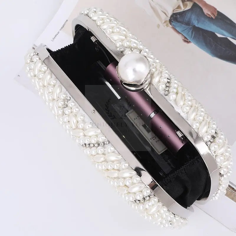 Pearl White Shell Clutch - Uniquely You Online