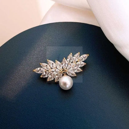 Pearl and Crystal Brooches (variety) - Uniquely You Online