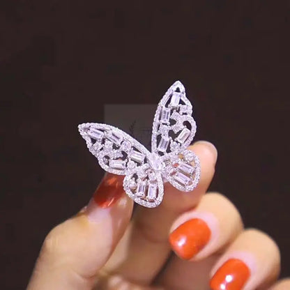 White Butterfly Ring/Pendant - Uniquely You Online