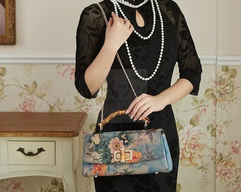 Peony Antique Handbag - Uniquely You Online