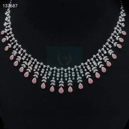 Pink Diamond Festoon Necklace  Uniquely You Online