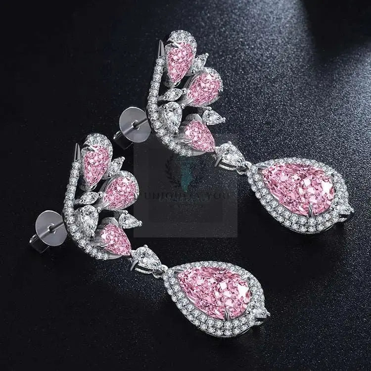 Pink Drop Wing Earring - Uniquely You Online