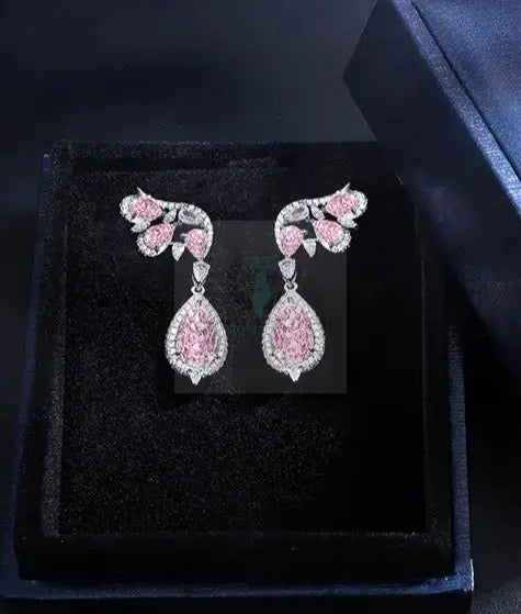 Pink Drop Wing Earring - Uniquely You Online