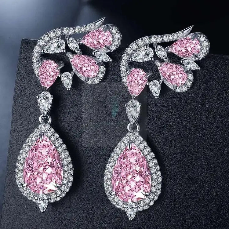 Pink Drop Wing Earring - Uniquely You Online