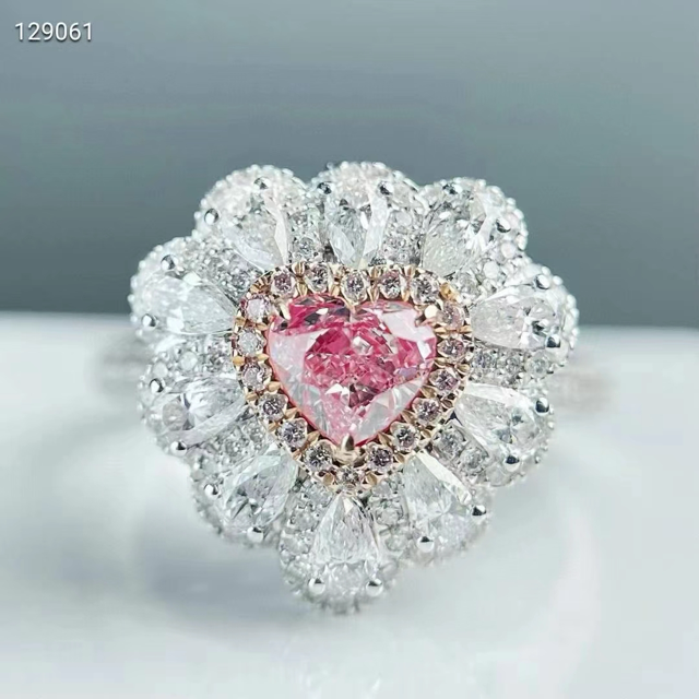 0.5ct Pink Heart Bouquet Diamond Ring - Uniquely You Online