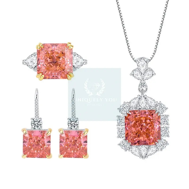 Pink Peach Diamond Set - Uniquely You Online