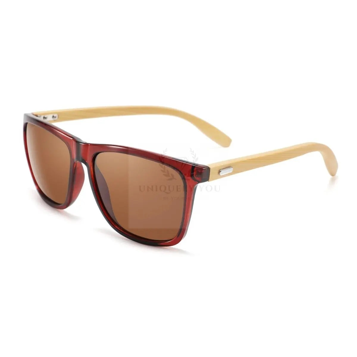 Polarized Bamboo Square Sunglasses - Uniquely You Online