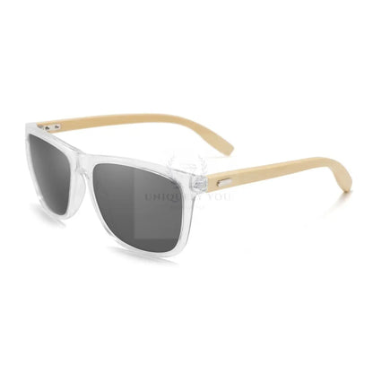 Polarized Bamboo Square Sunglasses - Uniquely You Online