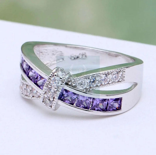 Purple Crystal Ring - Uniquely You Online