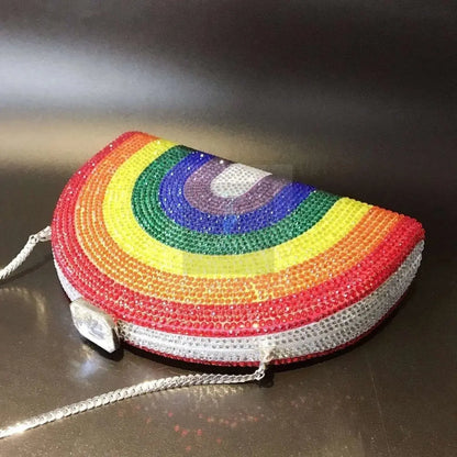 Rainbow Crystal Clutch - Uniquely You Online