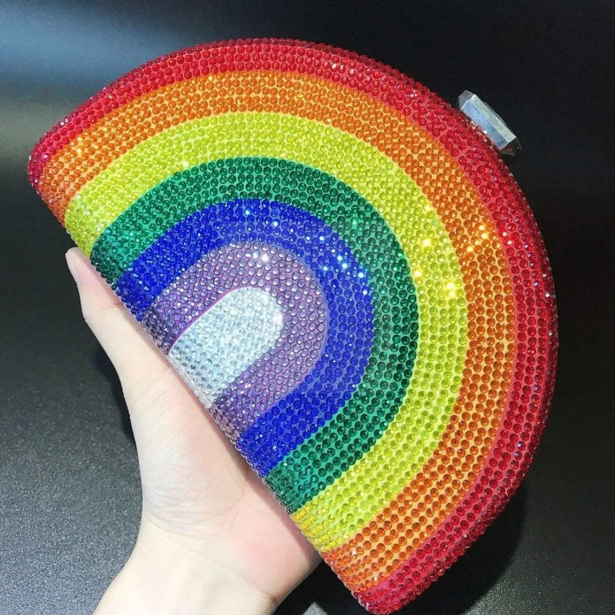 Rainbow Crystal Clutch - Uniquely You Online