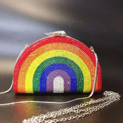 Rainbow Crystal Clutch - Uniquely You Online