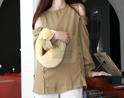 Real Wool Clutch - Uniquely You Online