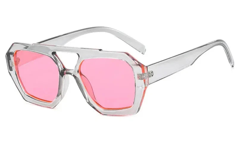 Retro Double Bridge Sunglasses - Uniquely You Online