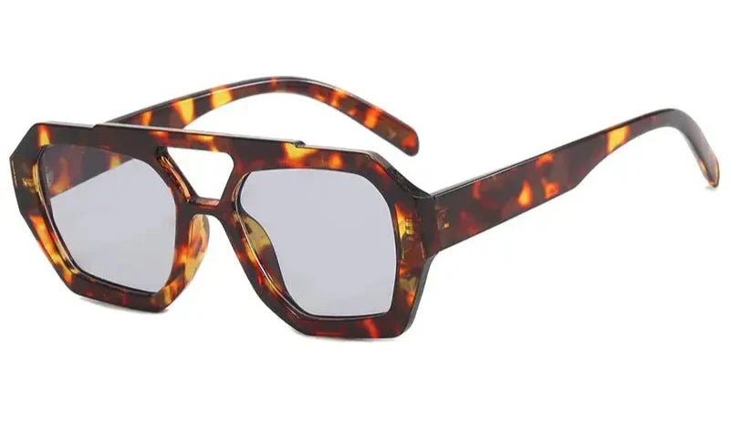 Retro Double Bridge Sunglasses - Uniquely You Online