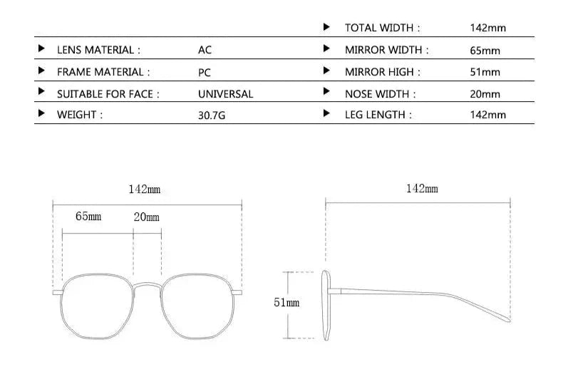 Retro Double Bridge Sunglasses - Uniquely You Online