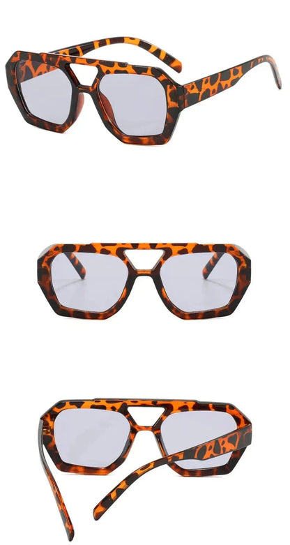 Retro Double Bridge Sunglasses - Uniquely You Online