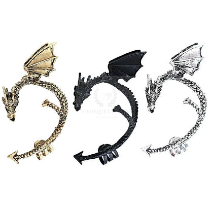 Retro Dragon Ear Cuff Clip - Uniquely You Online