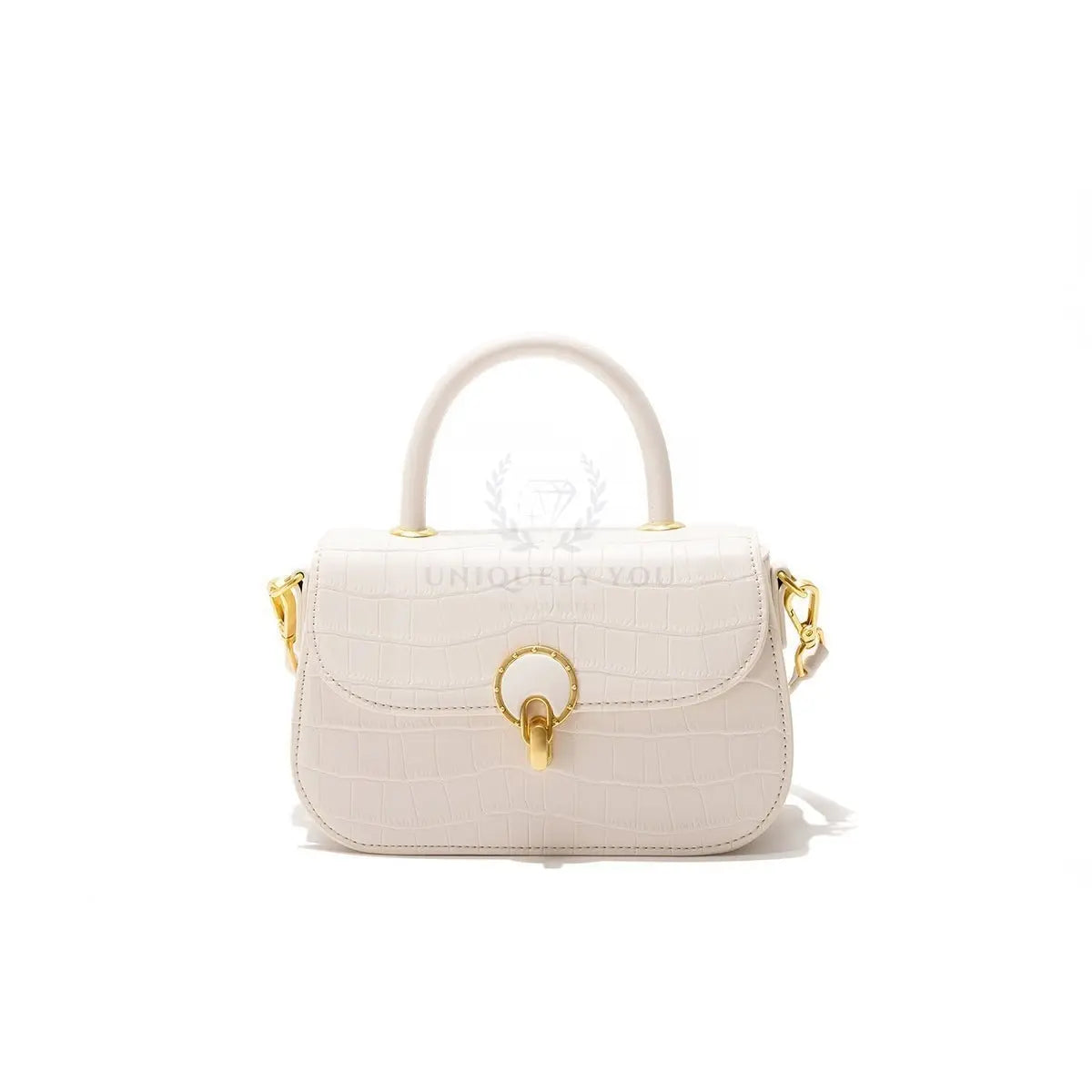 Rina Simple Solid Handbag - Uniquely You Online