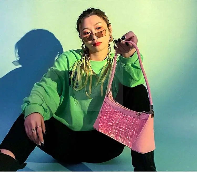 Rope Handle Led Purse - Uniquely You Online