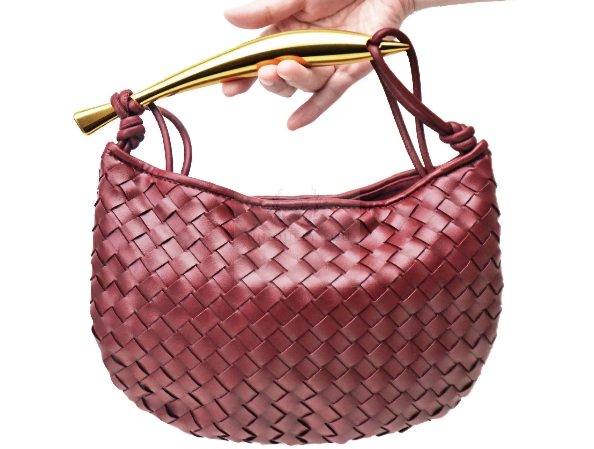 Sardine Handle Woven Dumpling Bag  Uniquely You Online