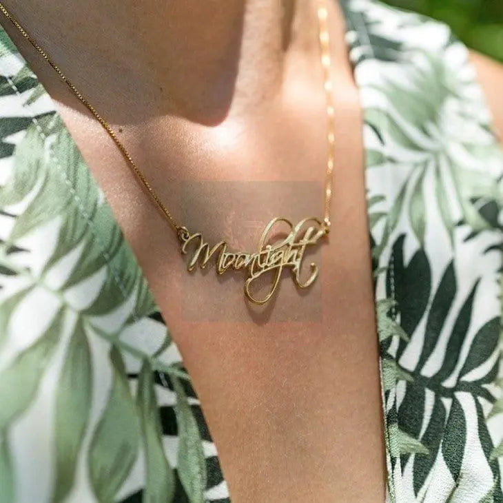 Script Name Necklace - Uniquely You Online