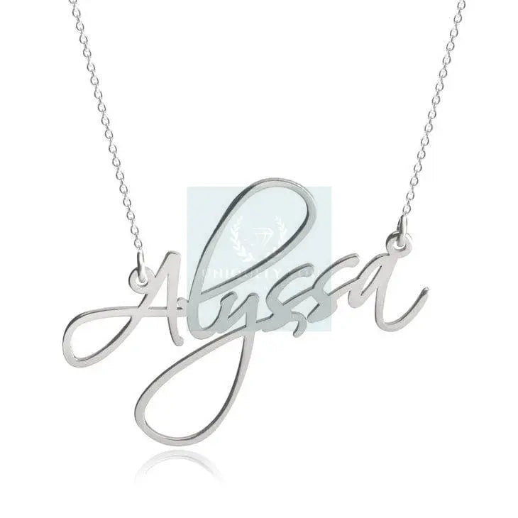 Script Name Necklace - Uniquely You Online