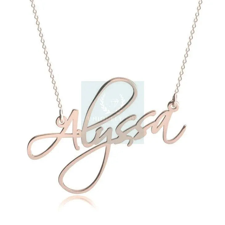 Script Name Necklace - Uniquely You Online