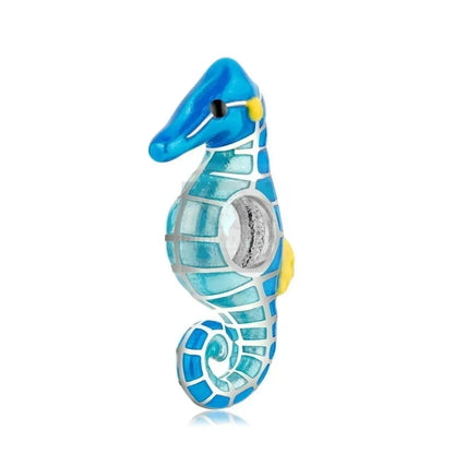 Seahorse Enamel Charm - Uniquely You Online