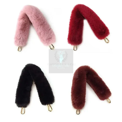 Short Faux Fur Bag Strap - Uniquely You Online