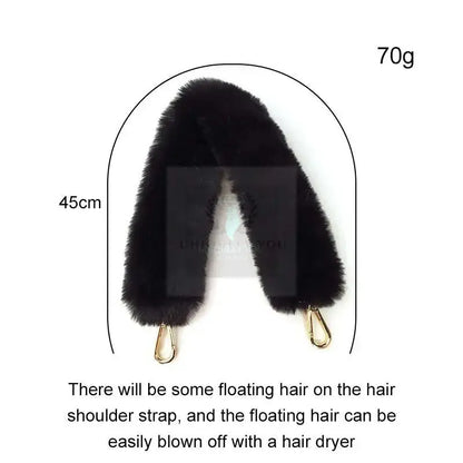 Short Faux Fur Bag Strap - Uniquely You Online