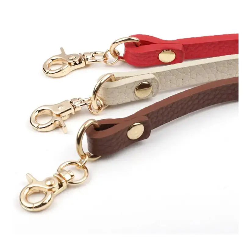 Short Leather Bag Straps - Uniquely You Online