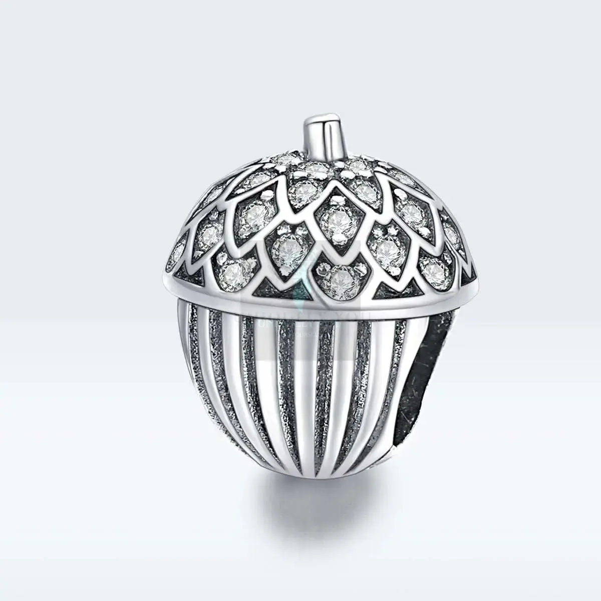 Silver Acorn Charm - Uniquely You Online