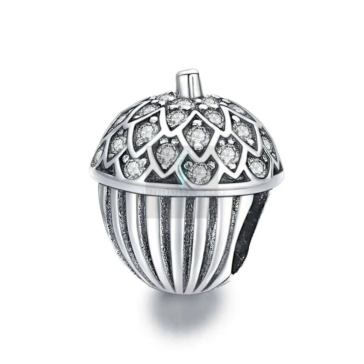 Silver Acorn Charm - Uniquely You Online