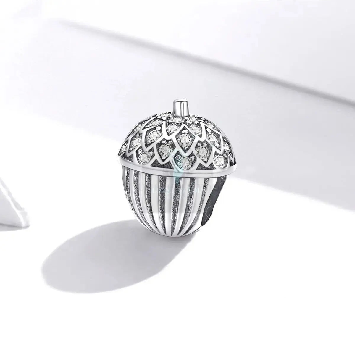 Silver Acorn Charm - Uniquely You Online