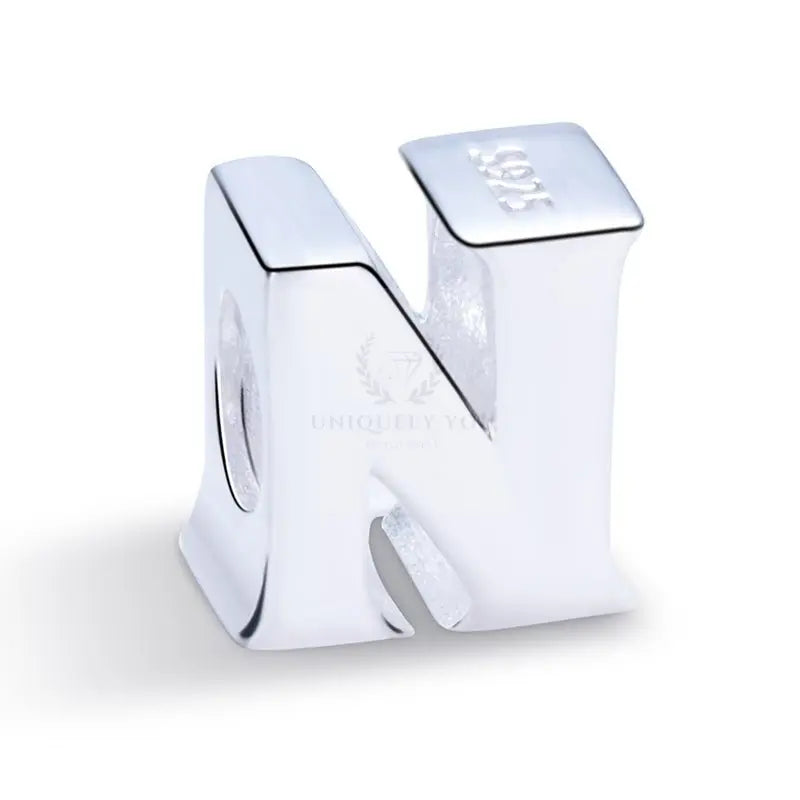 Silver Alphabet Letter Charms - Uniquely You Online