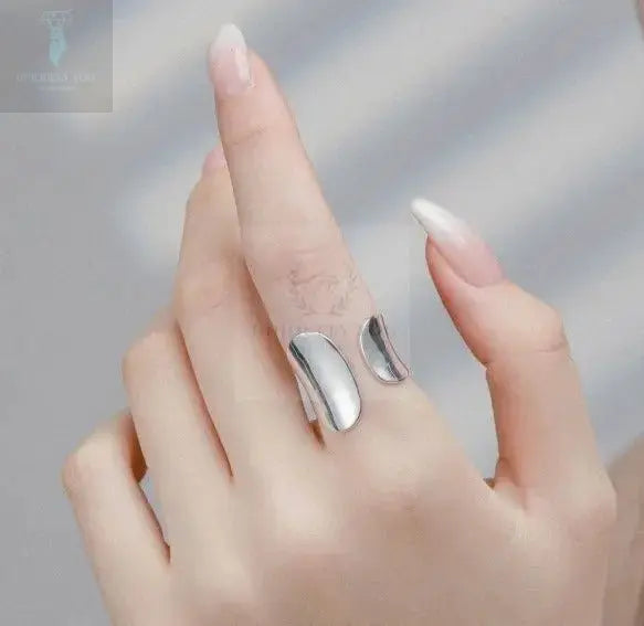 Silver Minimalist Irregular Ring - Uniquely You Online