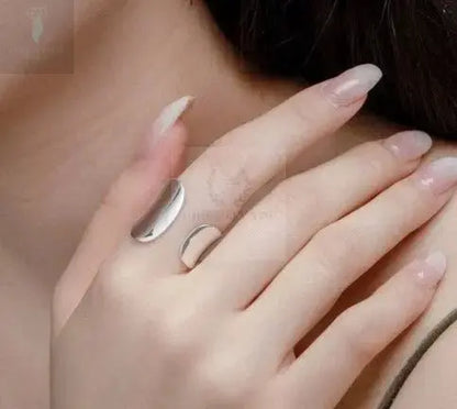 Silver Minimalist Irregular Ring - Uniquely You Online