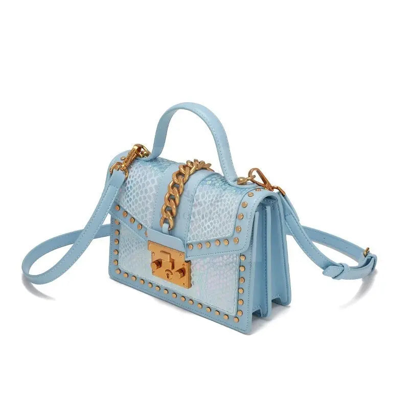 Sky Blue Iridescent Bag - Uniquely You Online