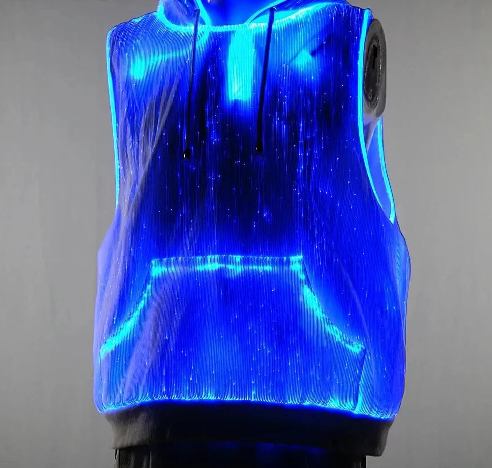 Sleeveless LED Hoodie - Uniquely You Online