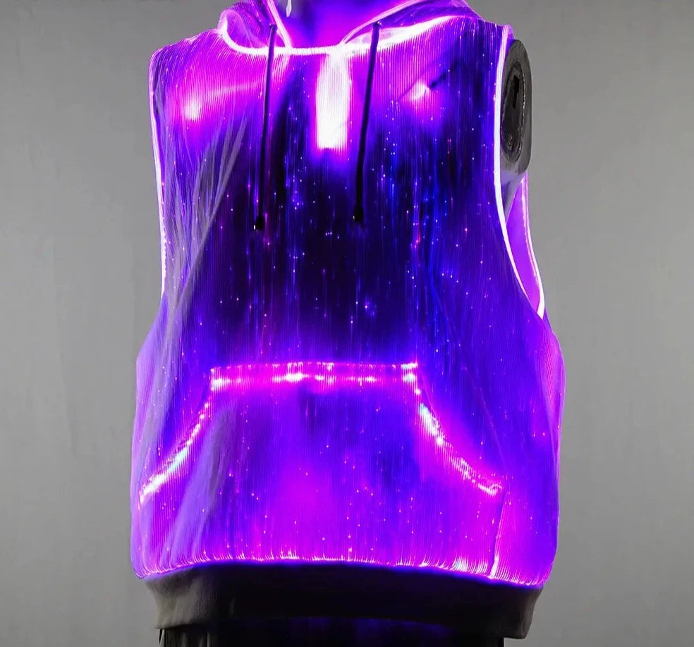 Sleeveless LED Hoodie - Uniquely You Online