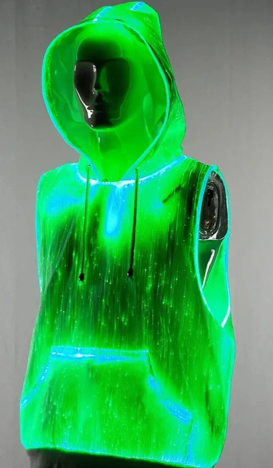 Sleeveless LED Hoodie - Uniquely You Online