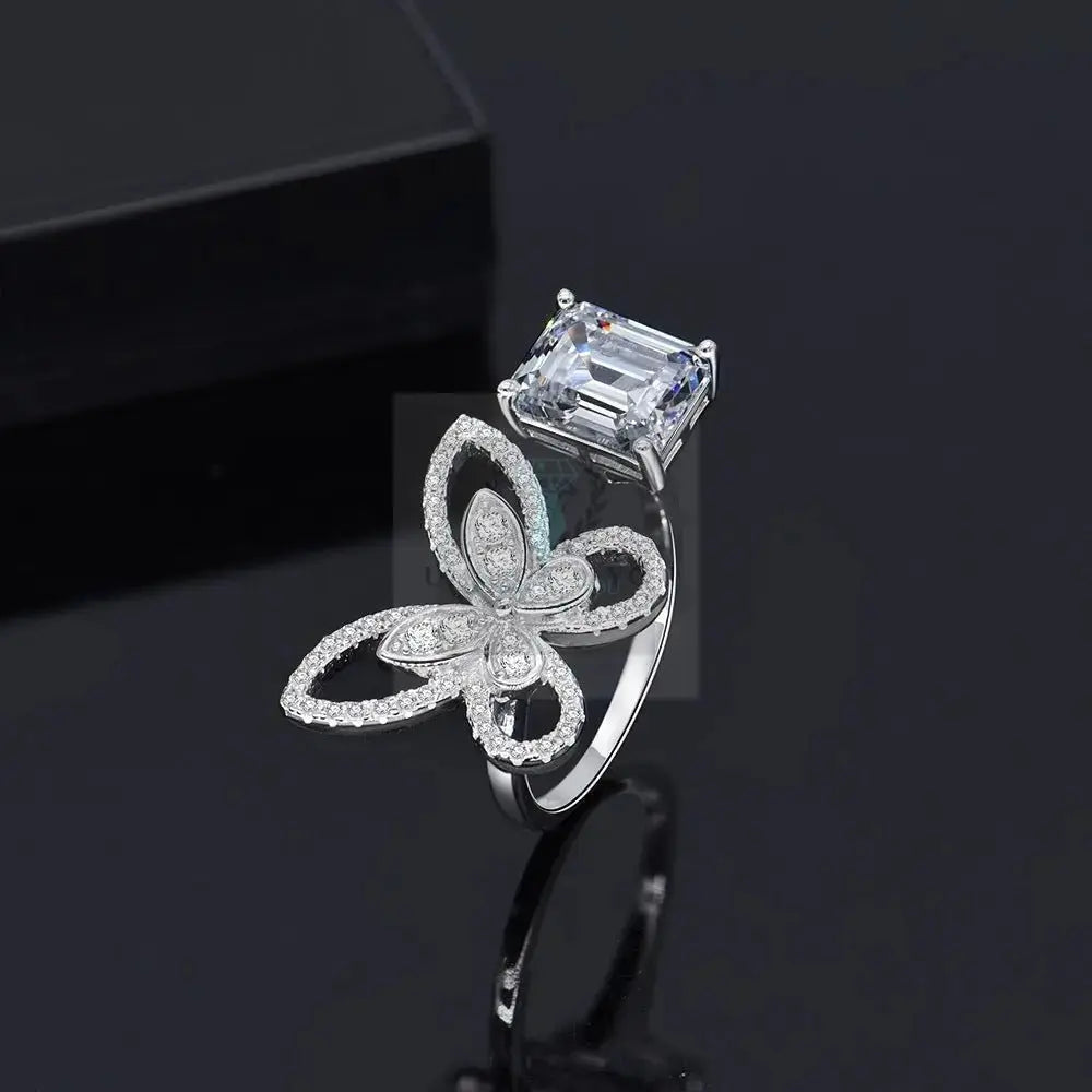 Square Butterfly Ring - Uniquely You Online